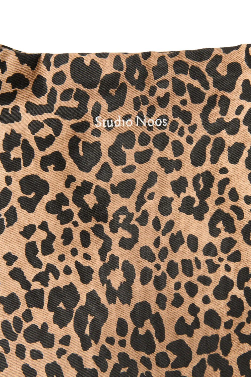 Brown Leopard Cotton Mom Bag