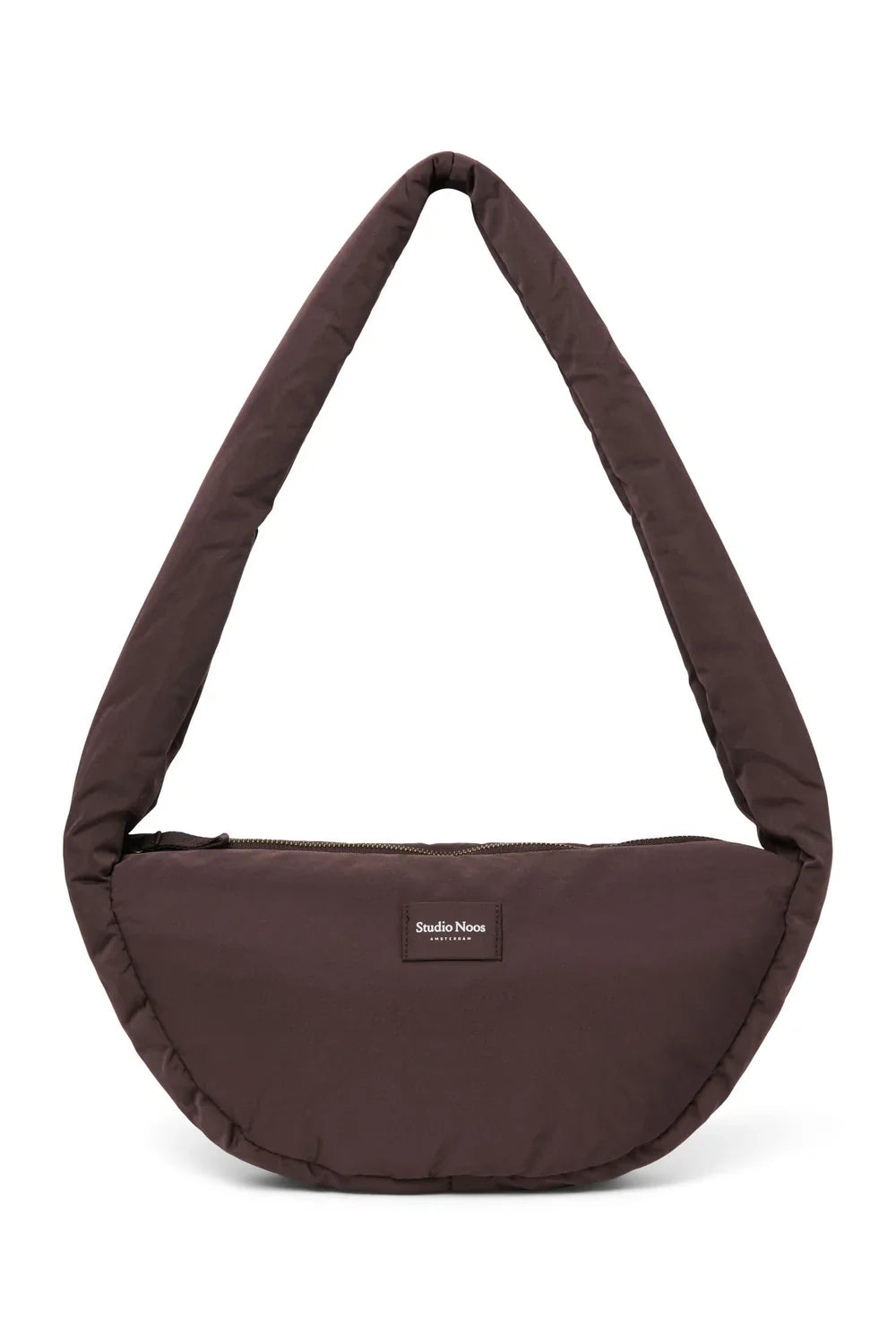 Black Puffy Mini Cross Body Bag