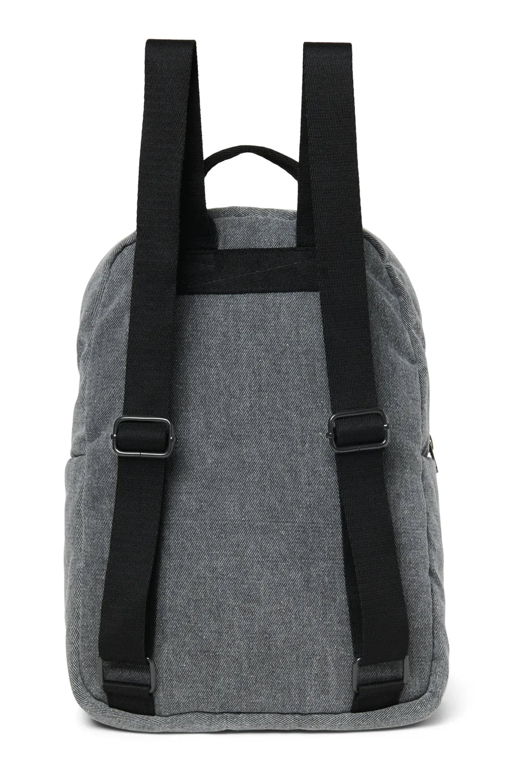 Grey Denim Midi Backpack