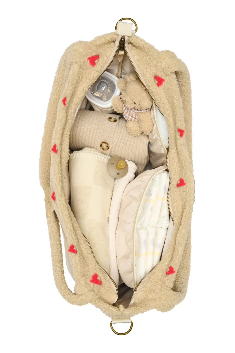 Brown Teddy Diaper Bag