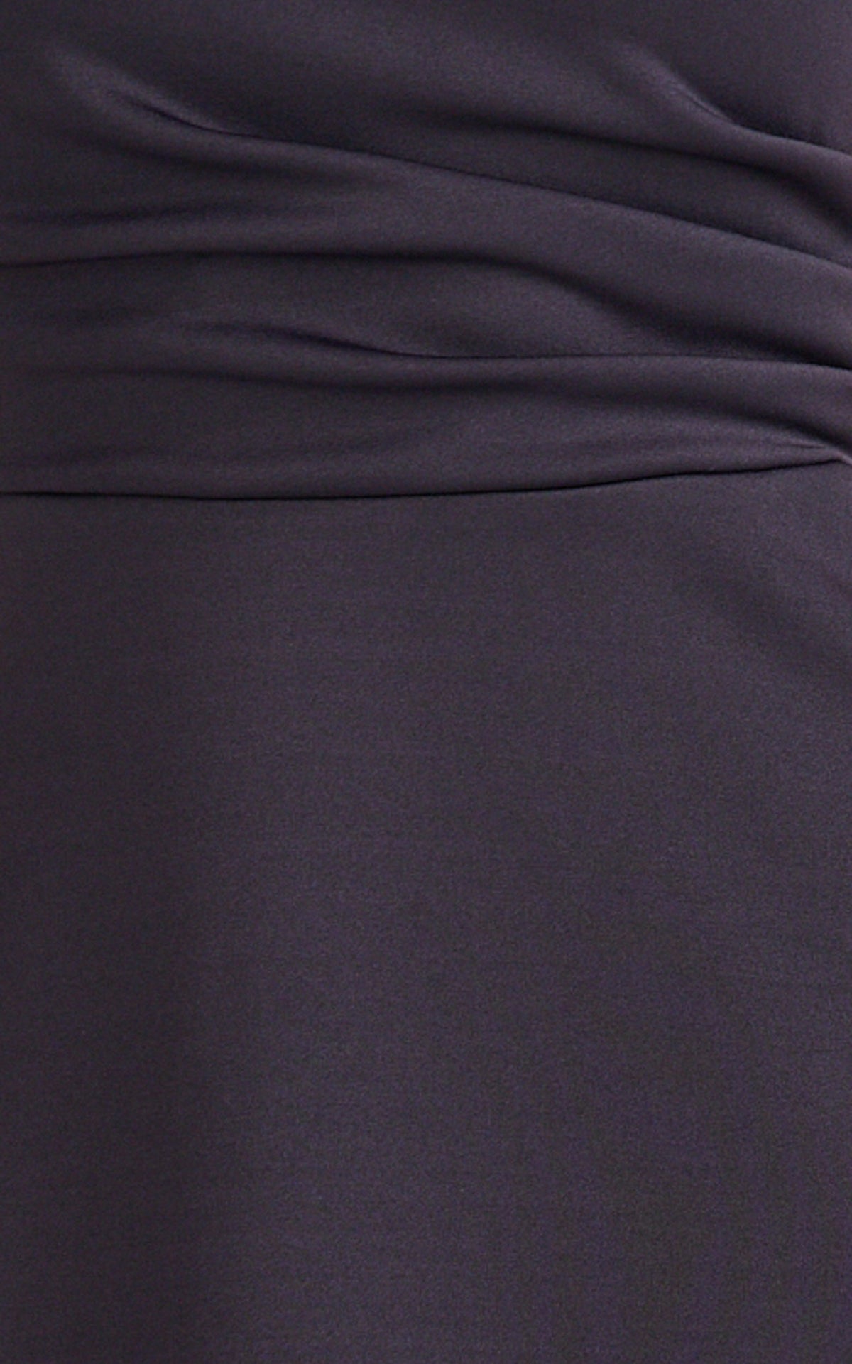 Macy Midi Dress - High Neck A Line Dress in Navy