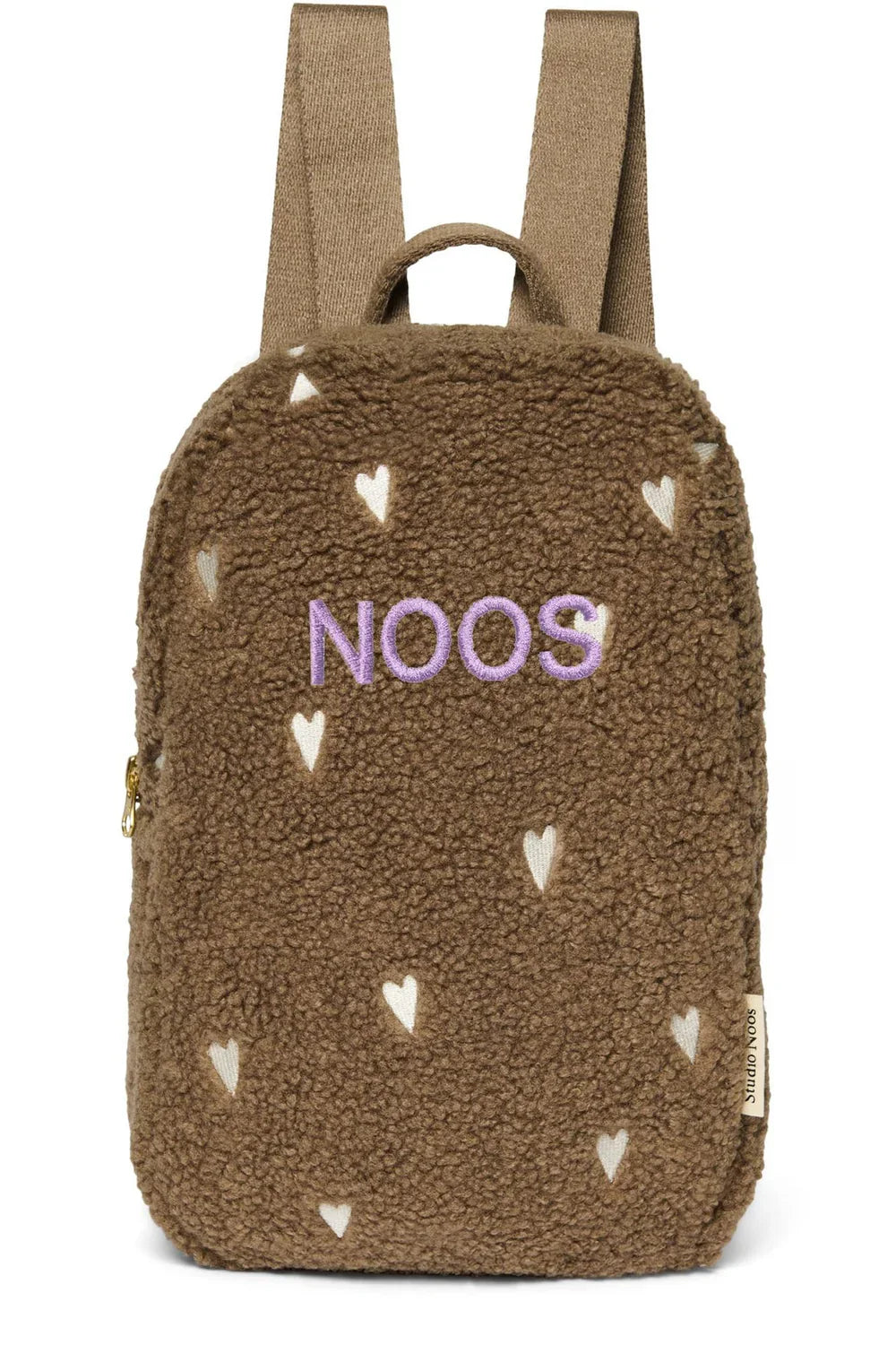 Brown Hearts Teddy Mini Backpack