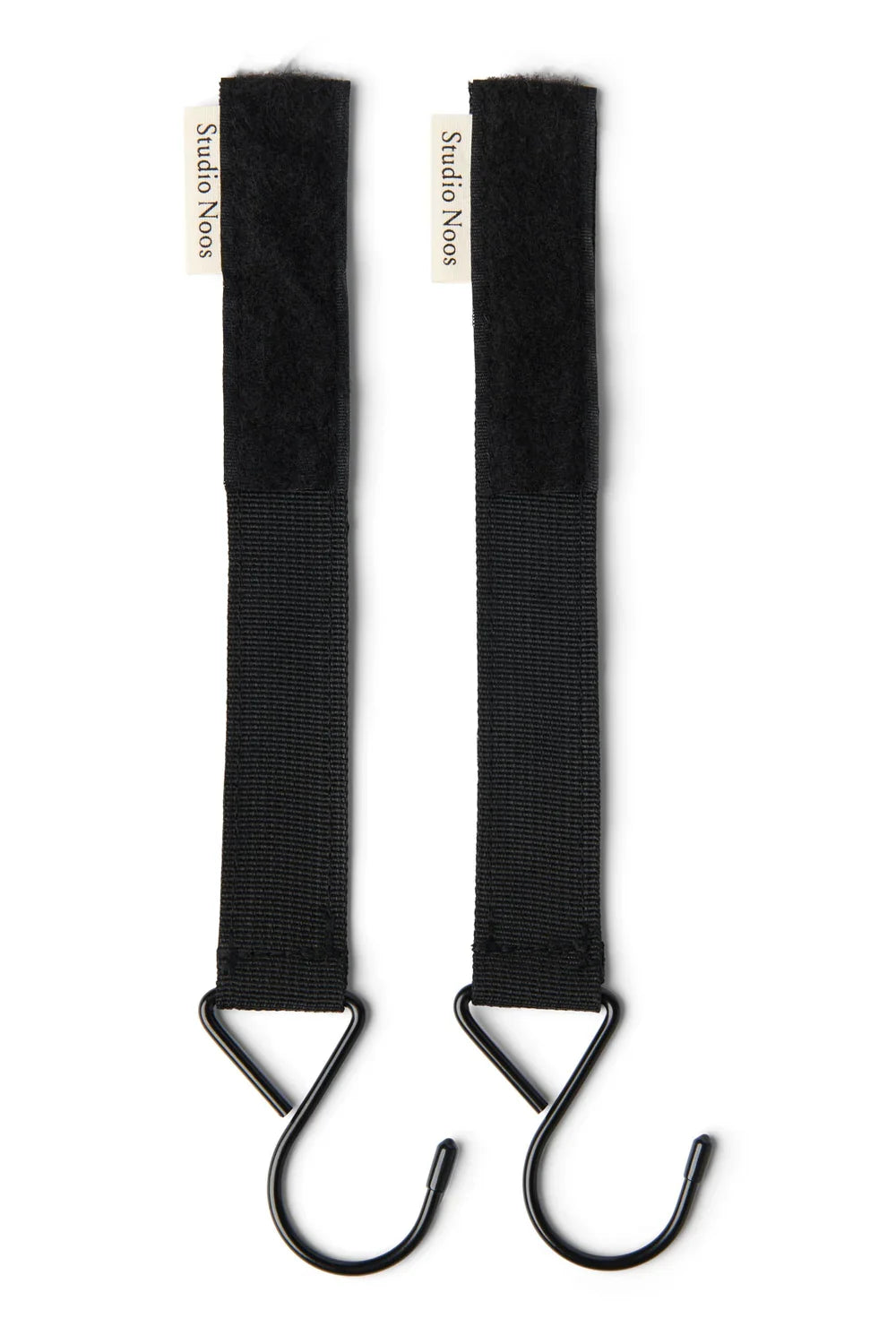 Black SN Stroller Strap Hooks