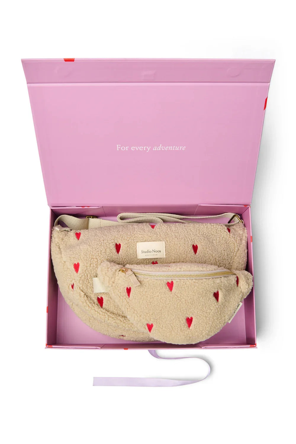 Geschenkset Ecru Hearts (Teddy)