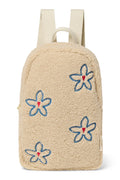 Ecru Flower Heart Teddy Mini Backpack