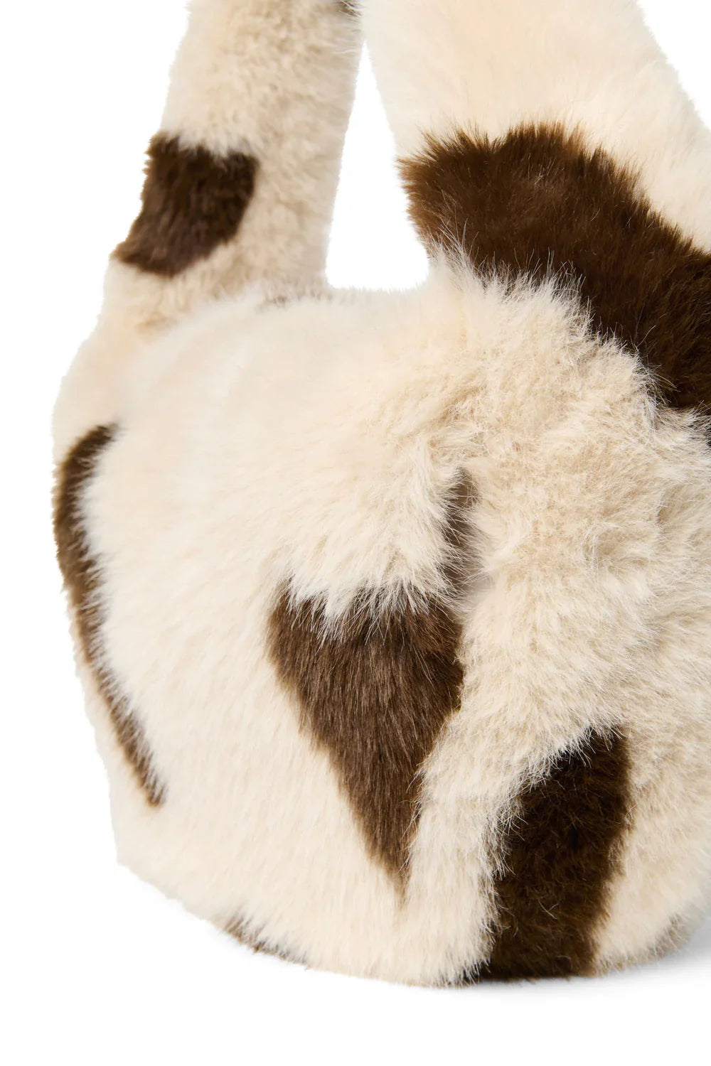 Holy Cow Faux Fur Cross Body Bag