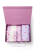 Newborn Essential Gift Set - Purple Hearts