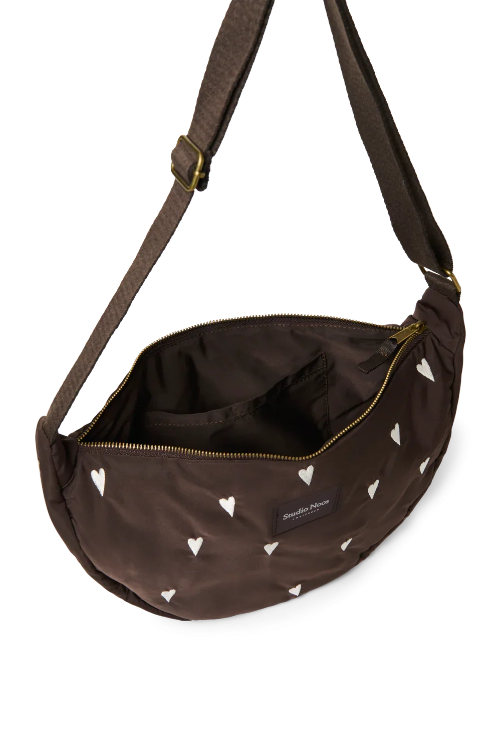 Braune, bauchige Bauchtasche für Erwachsene