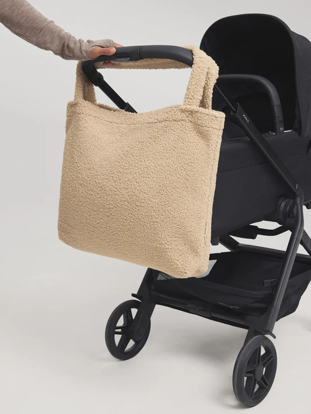 Ecru Teddy Mom Bag