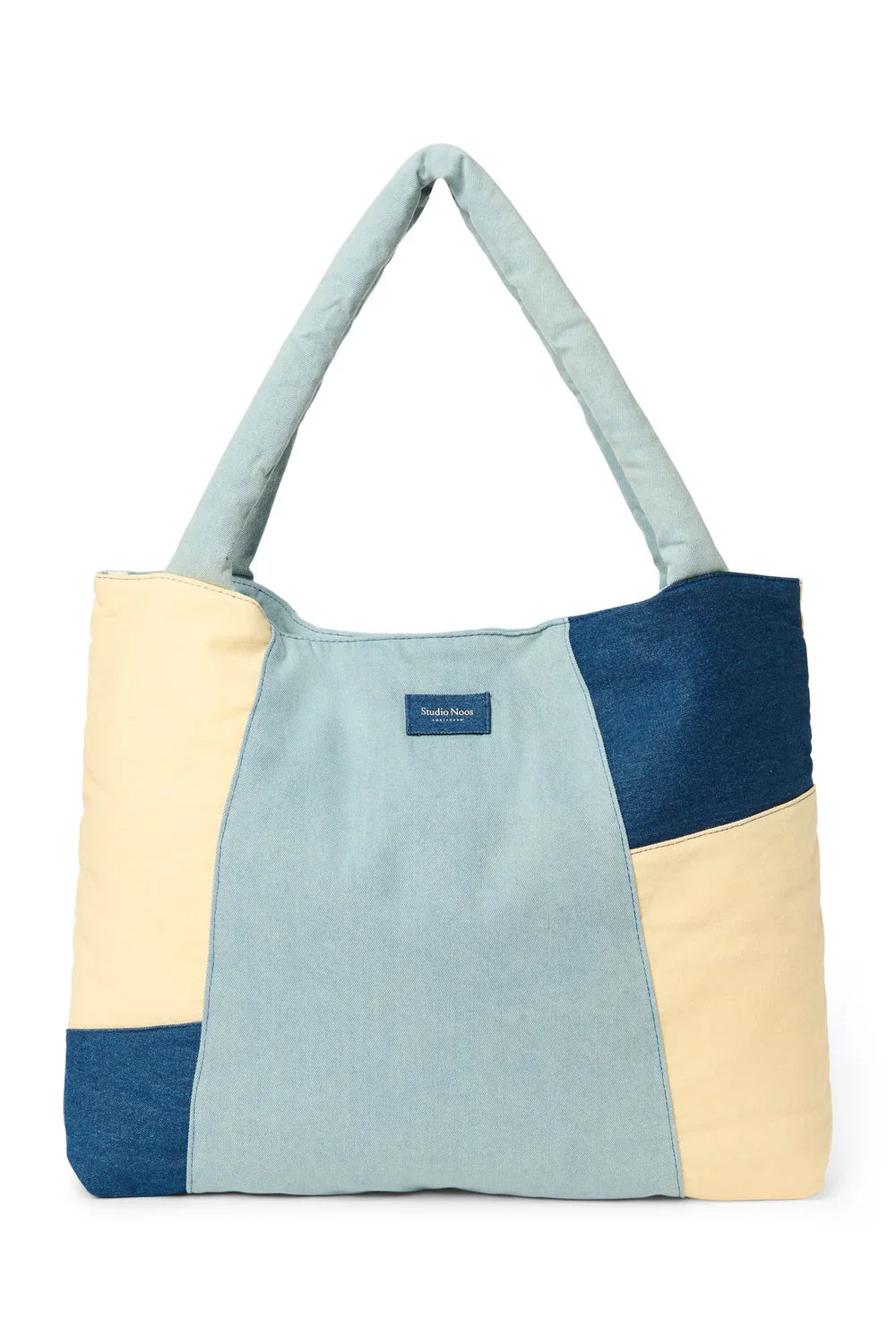 Denim-Patchwork-Muttertasche