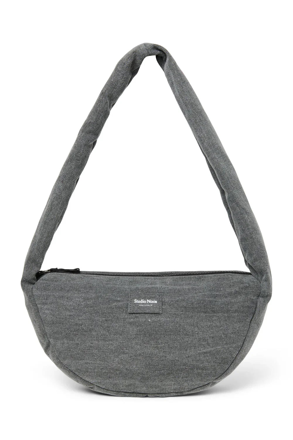 Grey Denim Mini Cross Body Bag