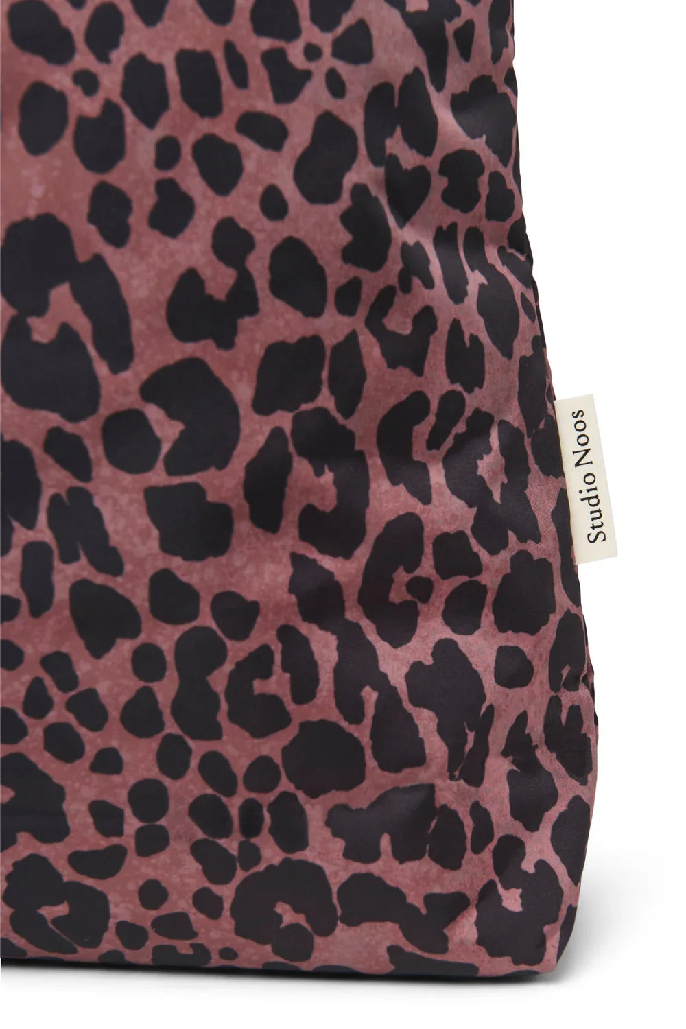 Roter Leopard Puffy Mom Bag