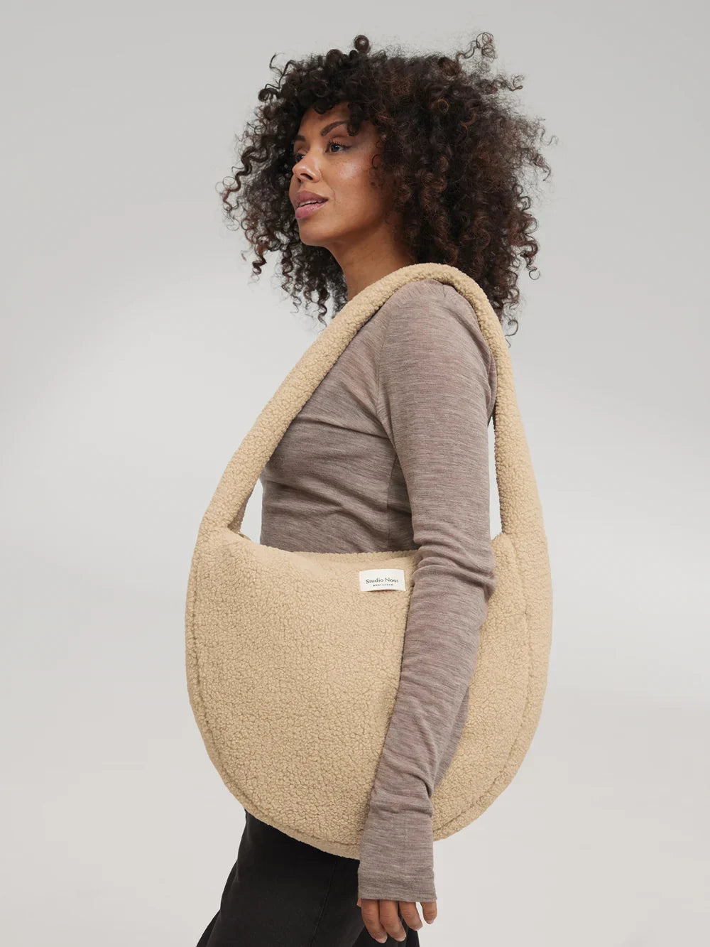 Ecru Teddy Cross Body Bag