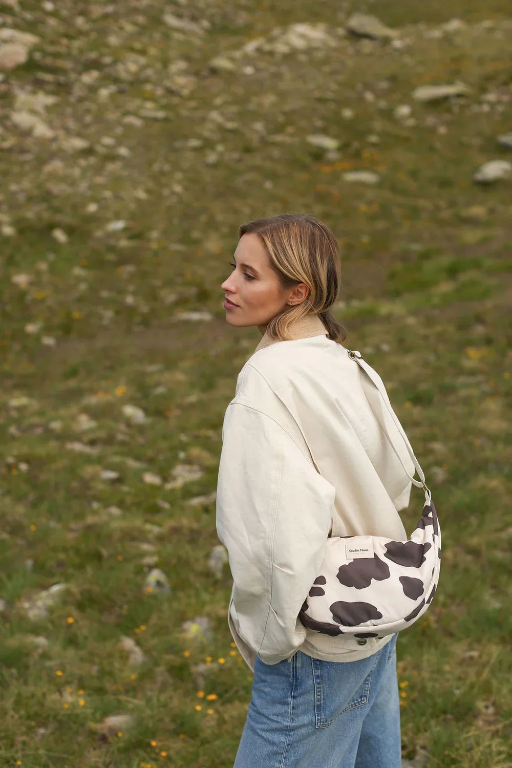 Heilige Kuh Puffy Bauchtasche für Erwachsene - Bräunlich