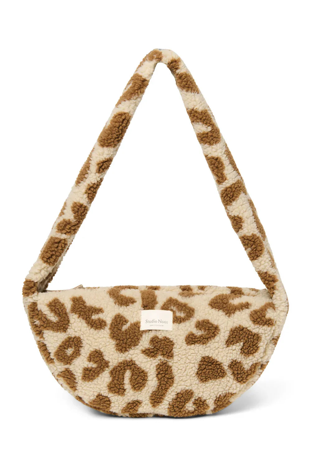 Leopard Teddy Mini Cross Body Bag