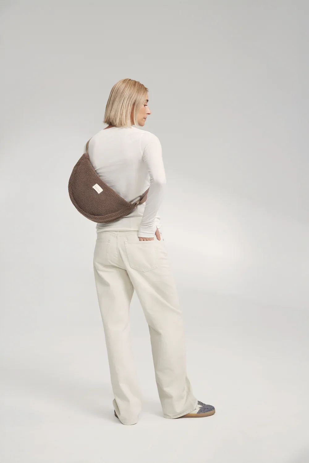 Ecru Teddy Adult Fanny Pack
