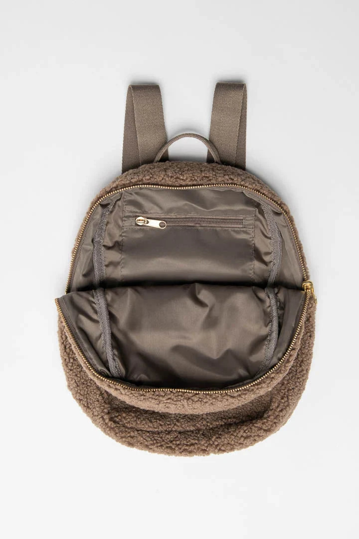 Brown Teddy Mini Backpack