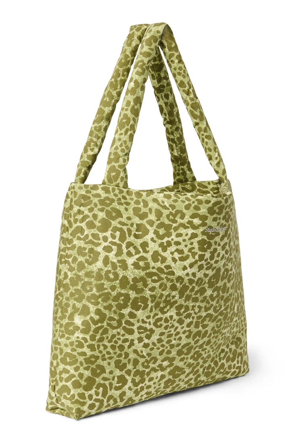 Brown Leopard Cotton Mom Bag