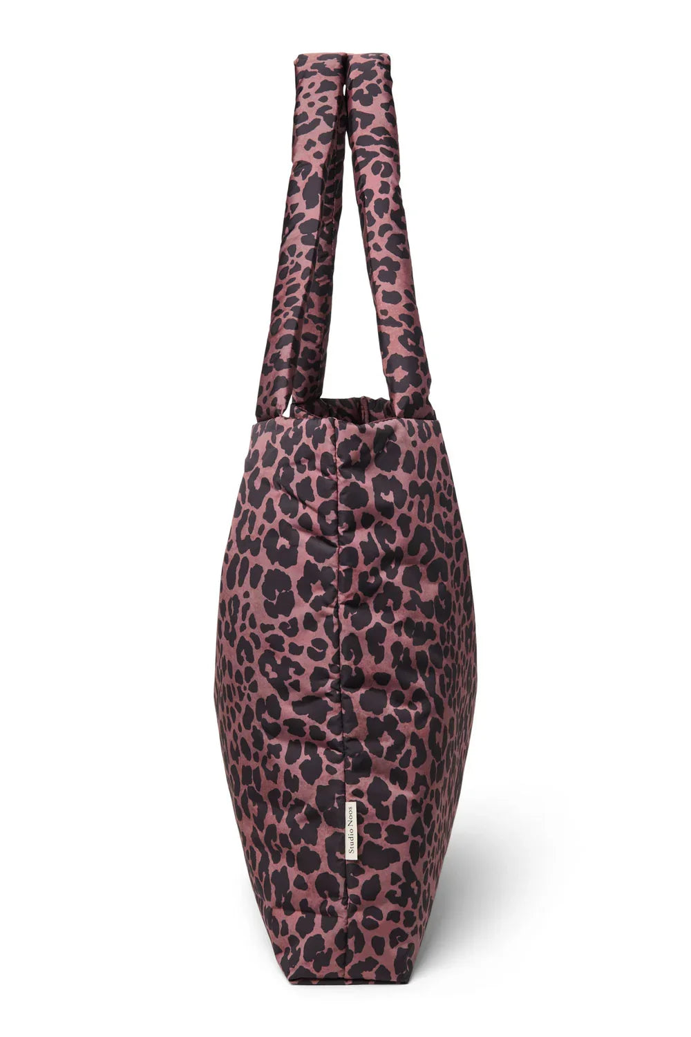 Roter Leopard Puffy Mom Bag
