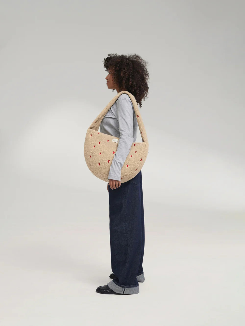 Ecru Teddy Cross Body Bag