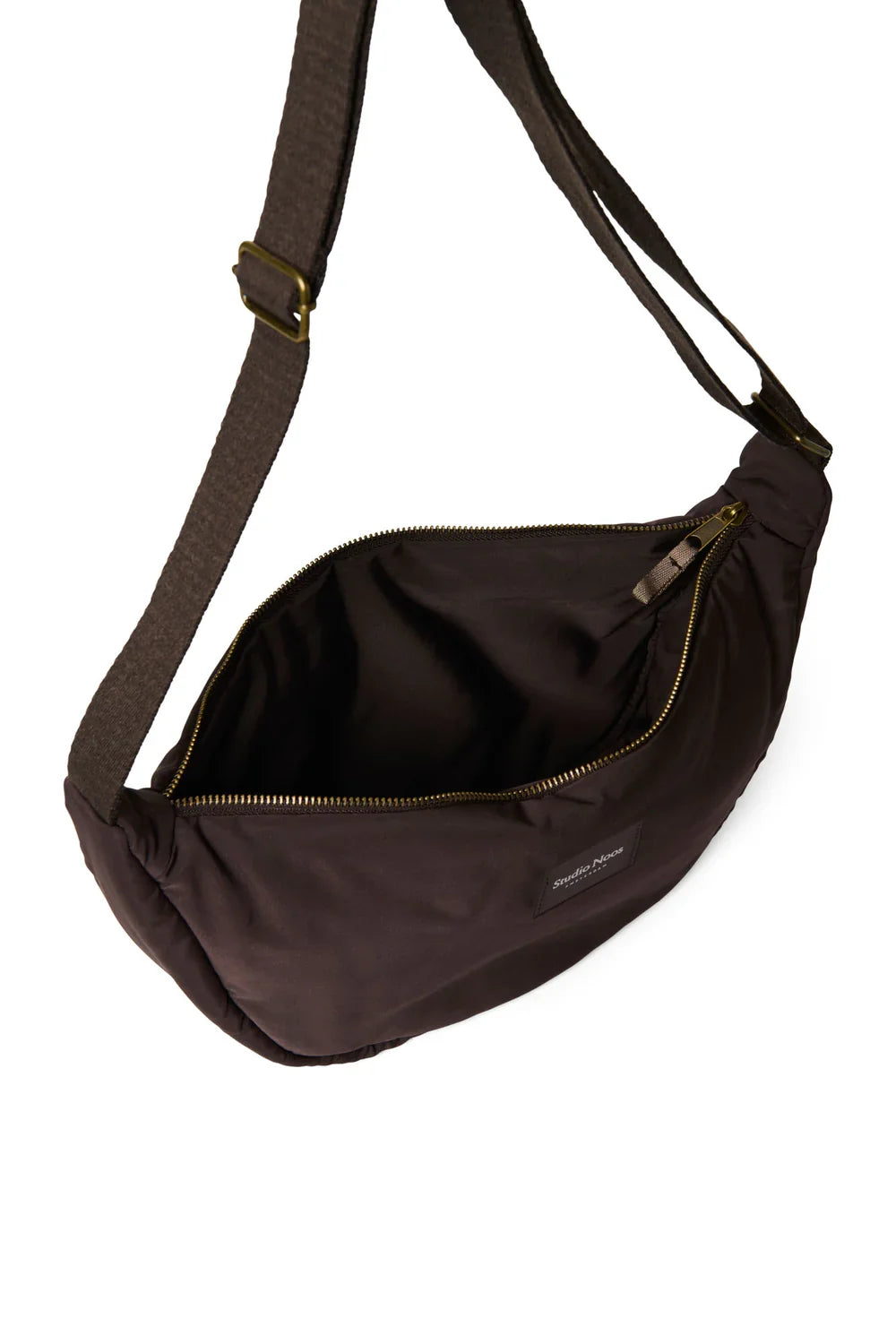 Braune, bauchige Bauchtasche für Erwachsene
