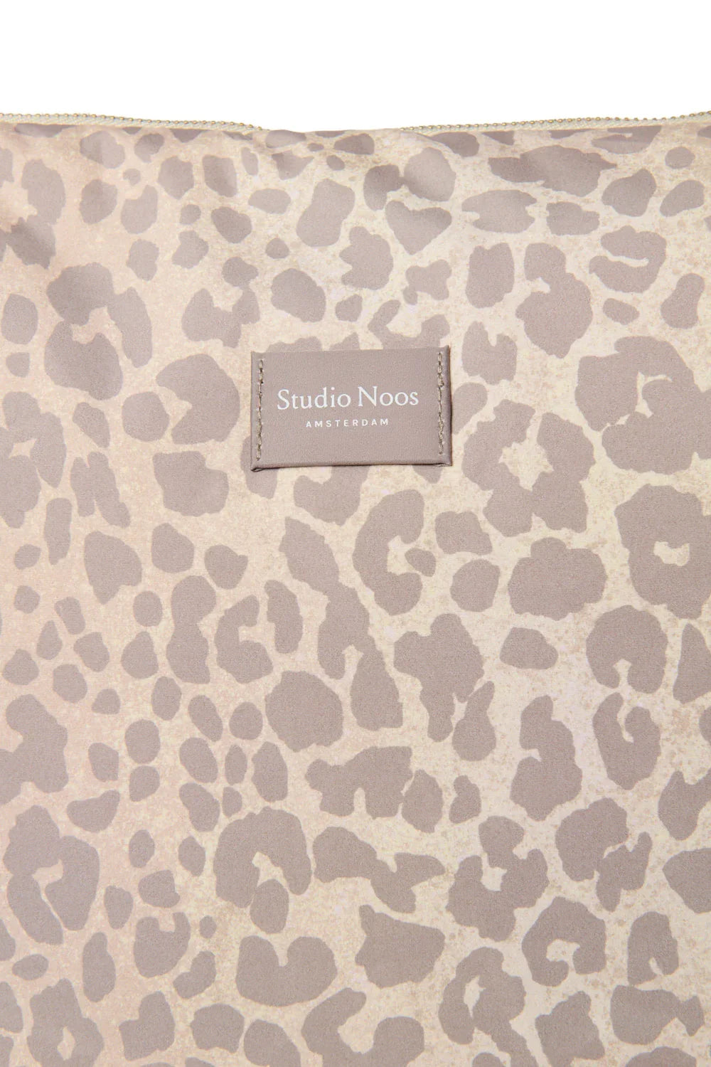 Beige Leopard Puffy Diaper Bag