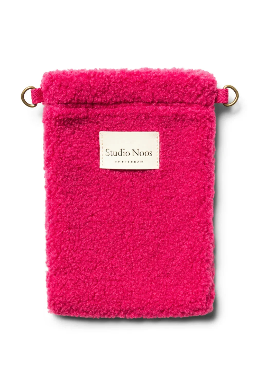 Ecru Teddy Phone Bag