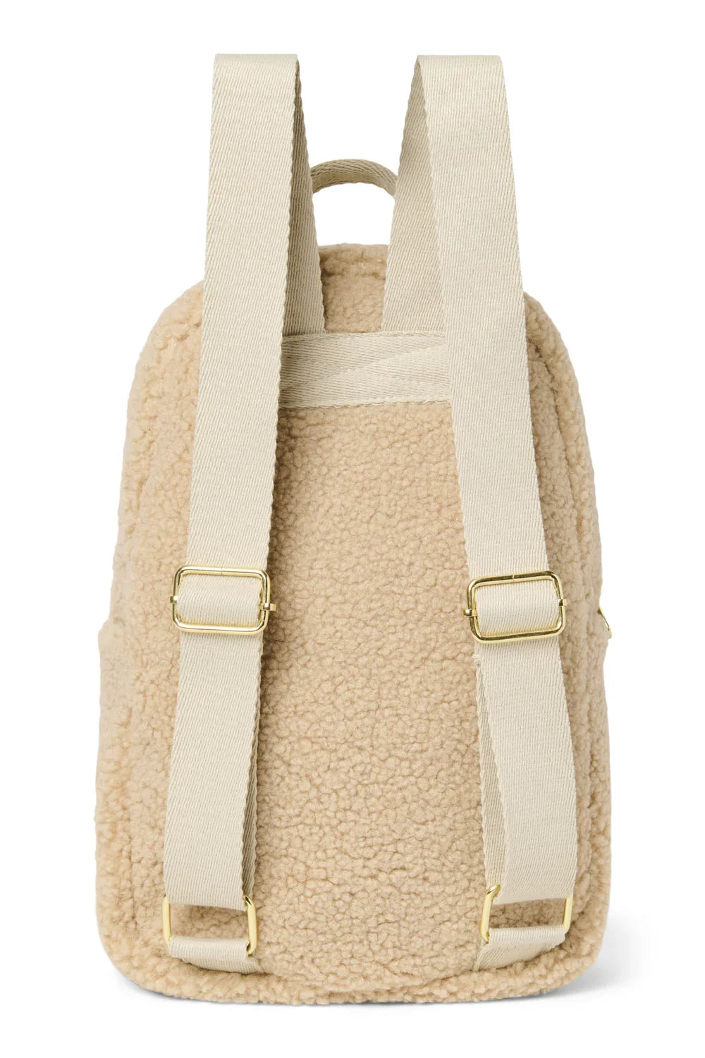 Ecru Flower Heart Teddy Mini Backpack