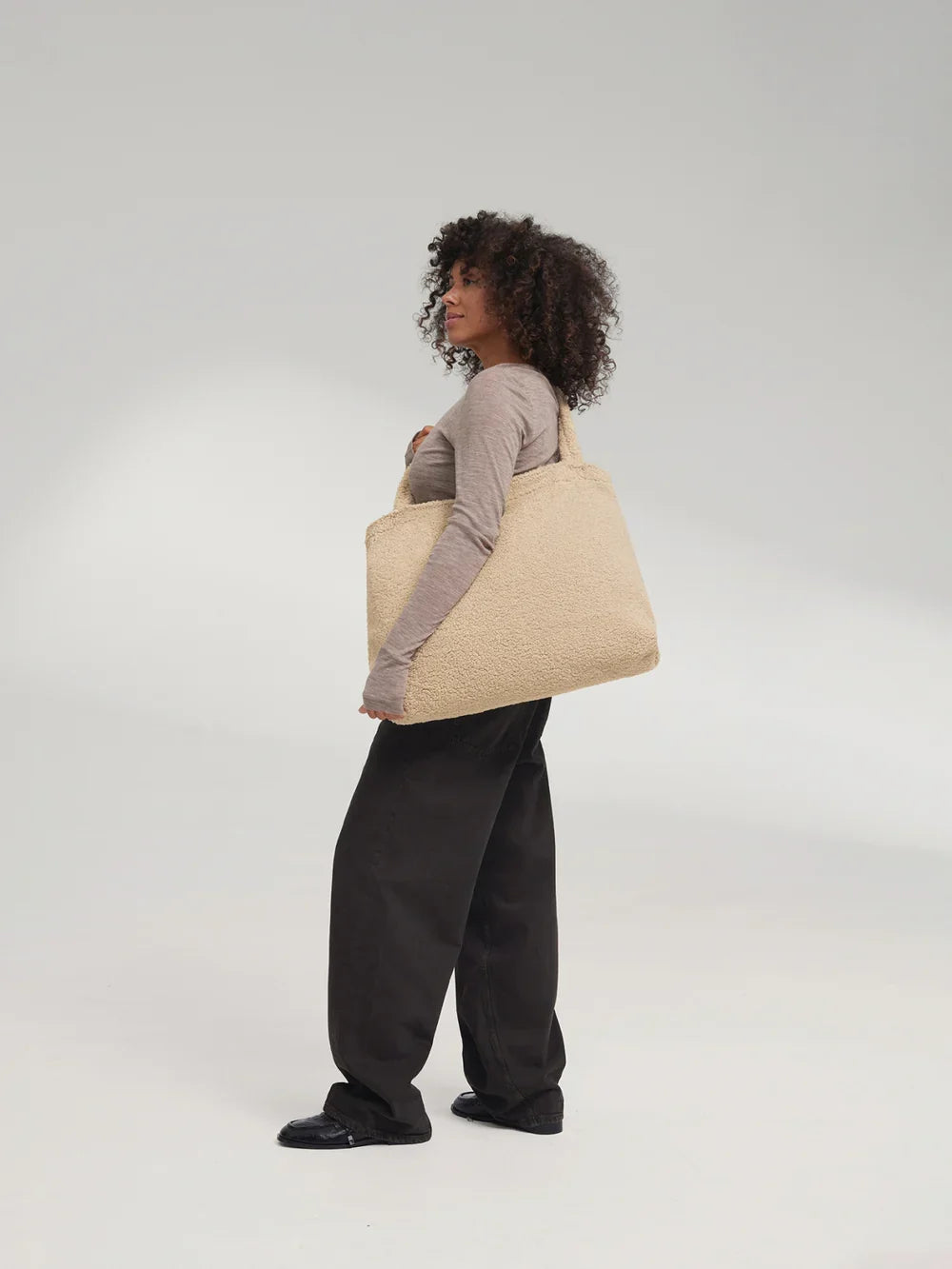 Brown Teddy Mom Bag
