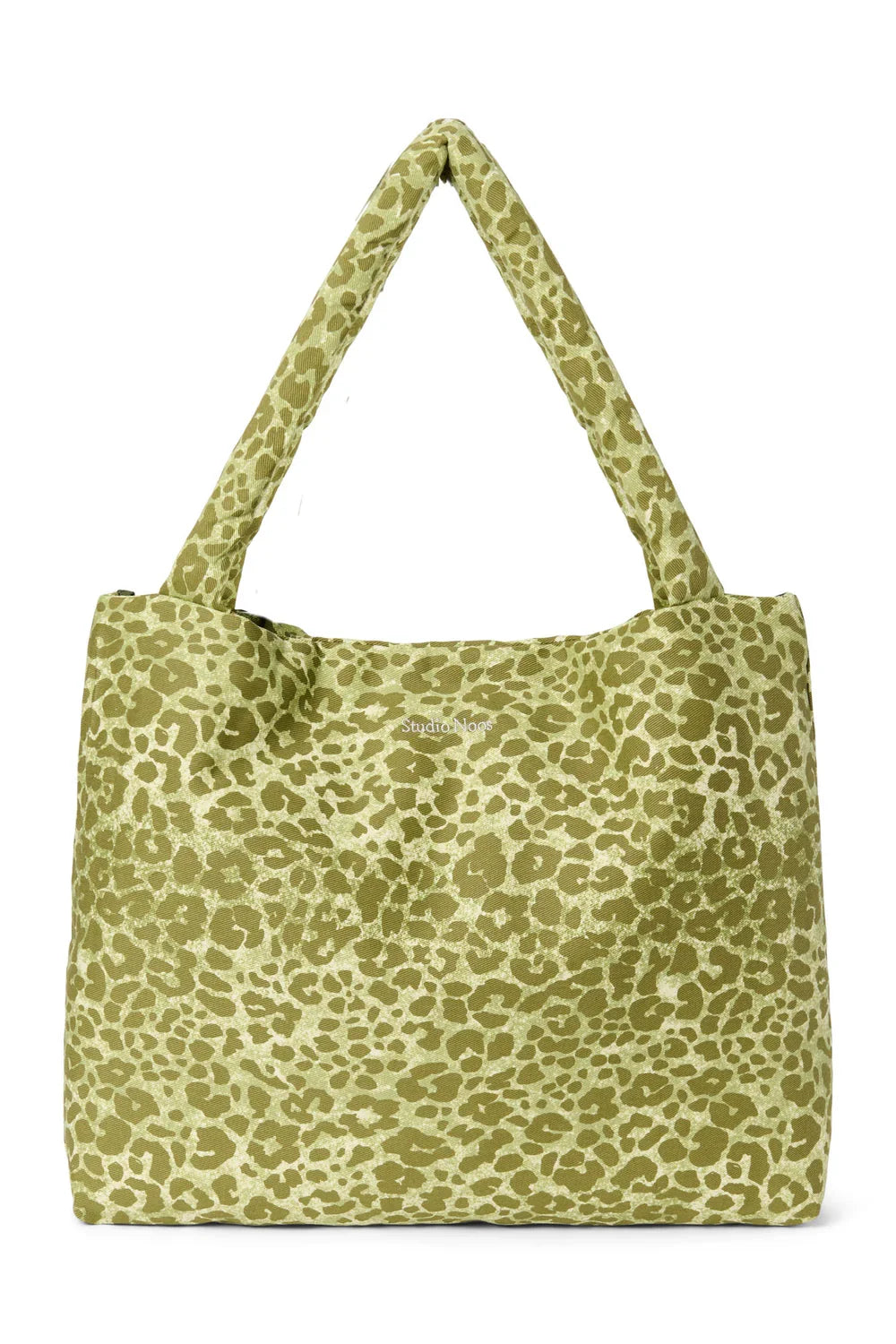Brown Leopard Cotton Mom Bag
