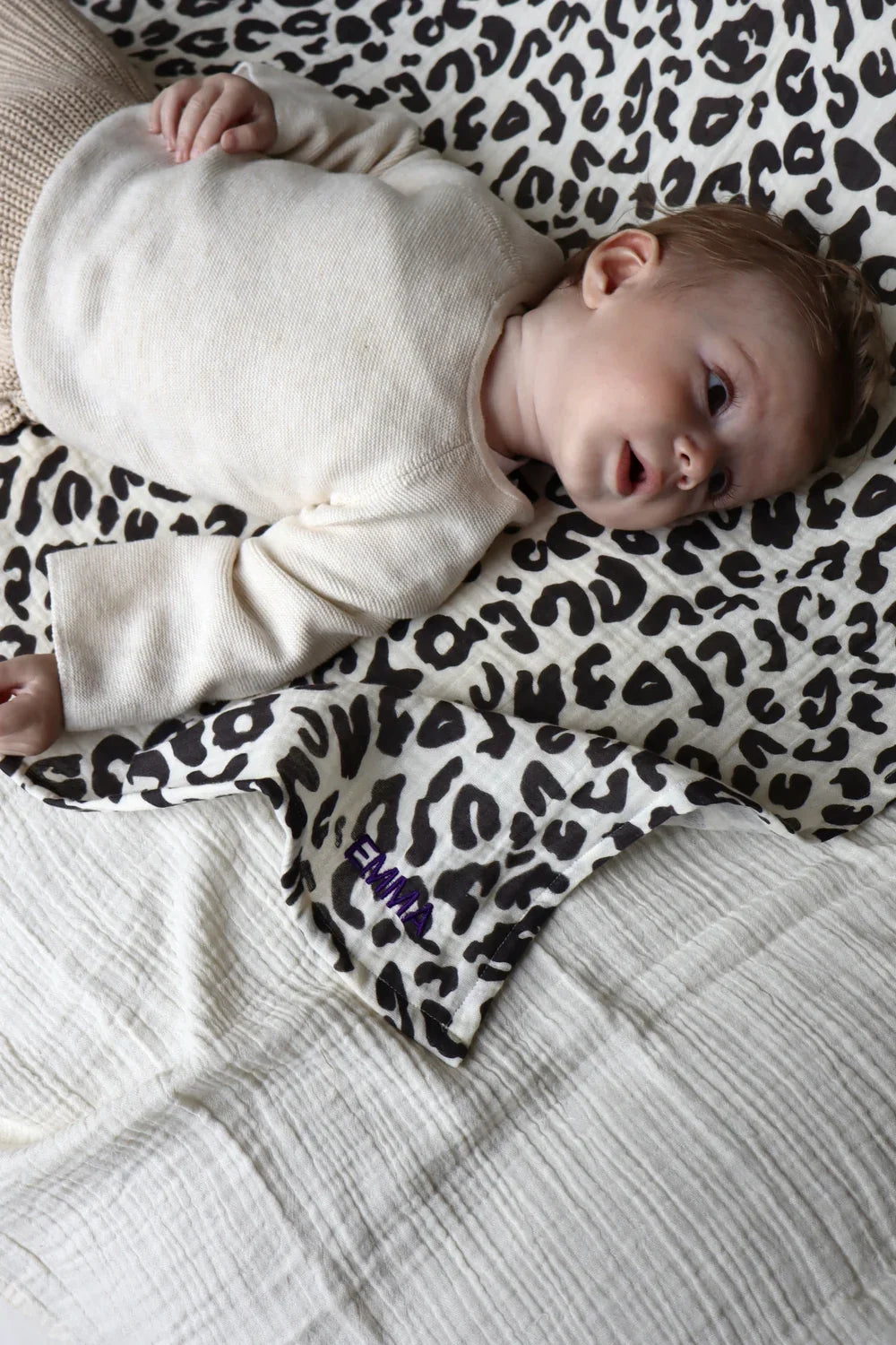 Holy Cow Swaddle Print Large