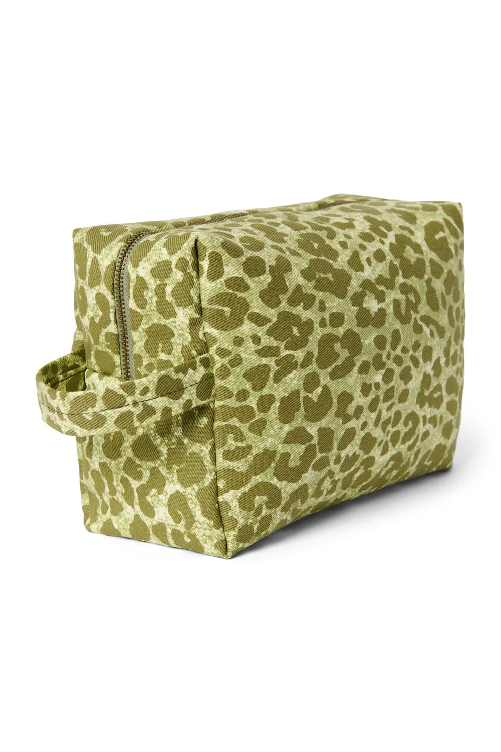 Braune Leopard Baumwoll-Kulturtasche