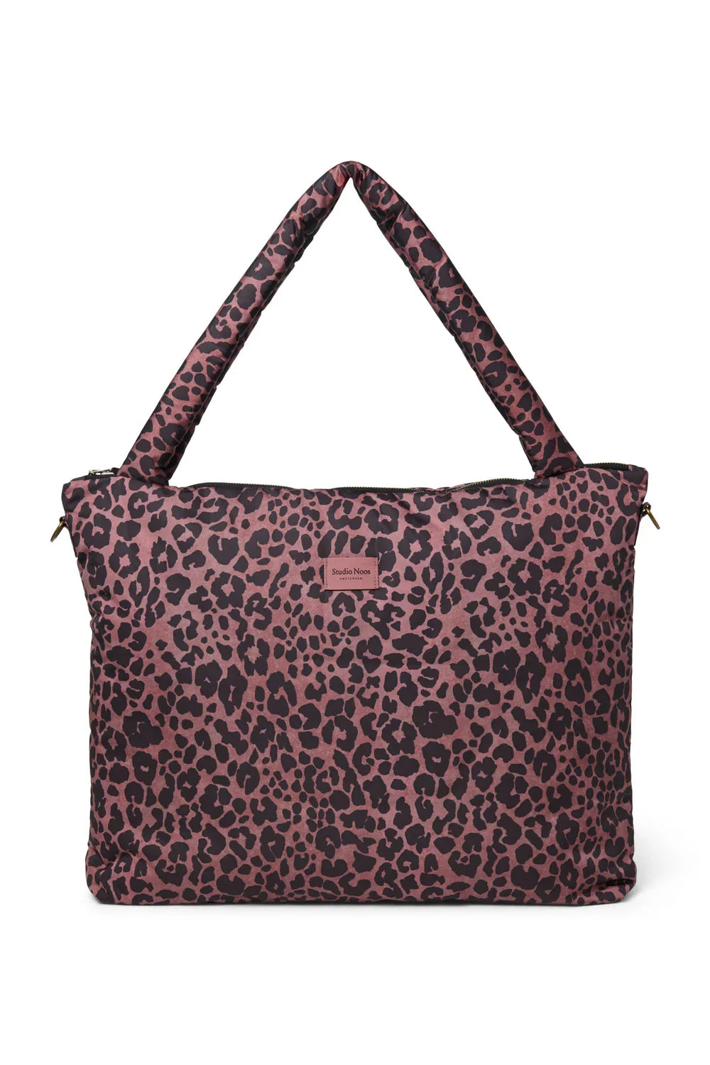 Rote Leopard Puffige Wickeltasche