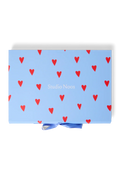 Light Blue Hearts Gift Box S