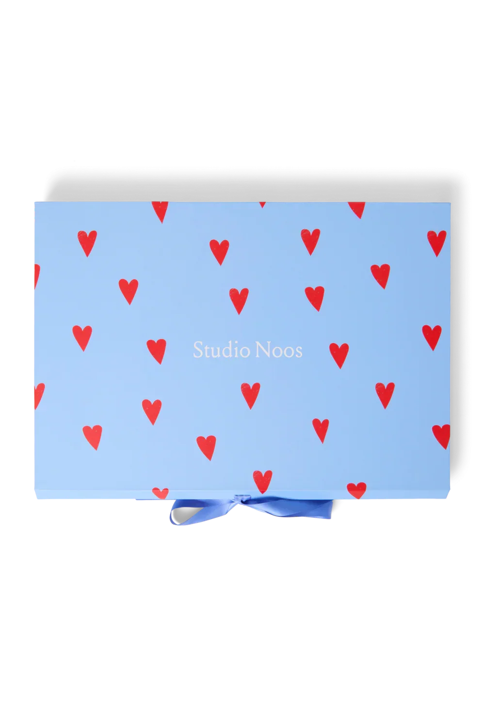 Light Blue Hearts Gift Box S
