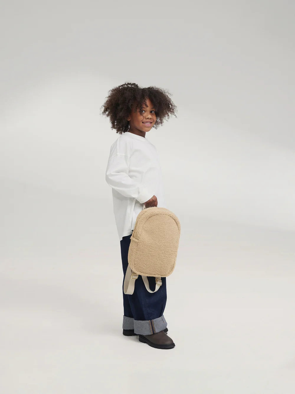 Brown Teddy Mini Backpack