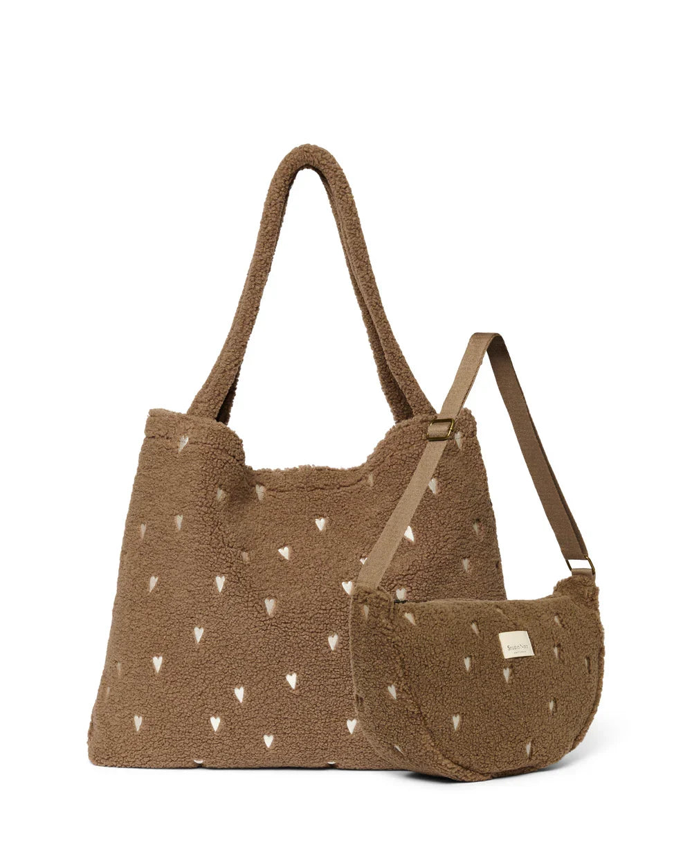 Brown Hearts Essentials Teddy Gift Set