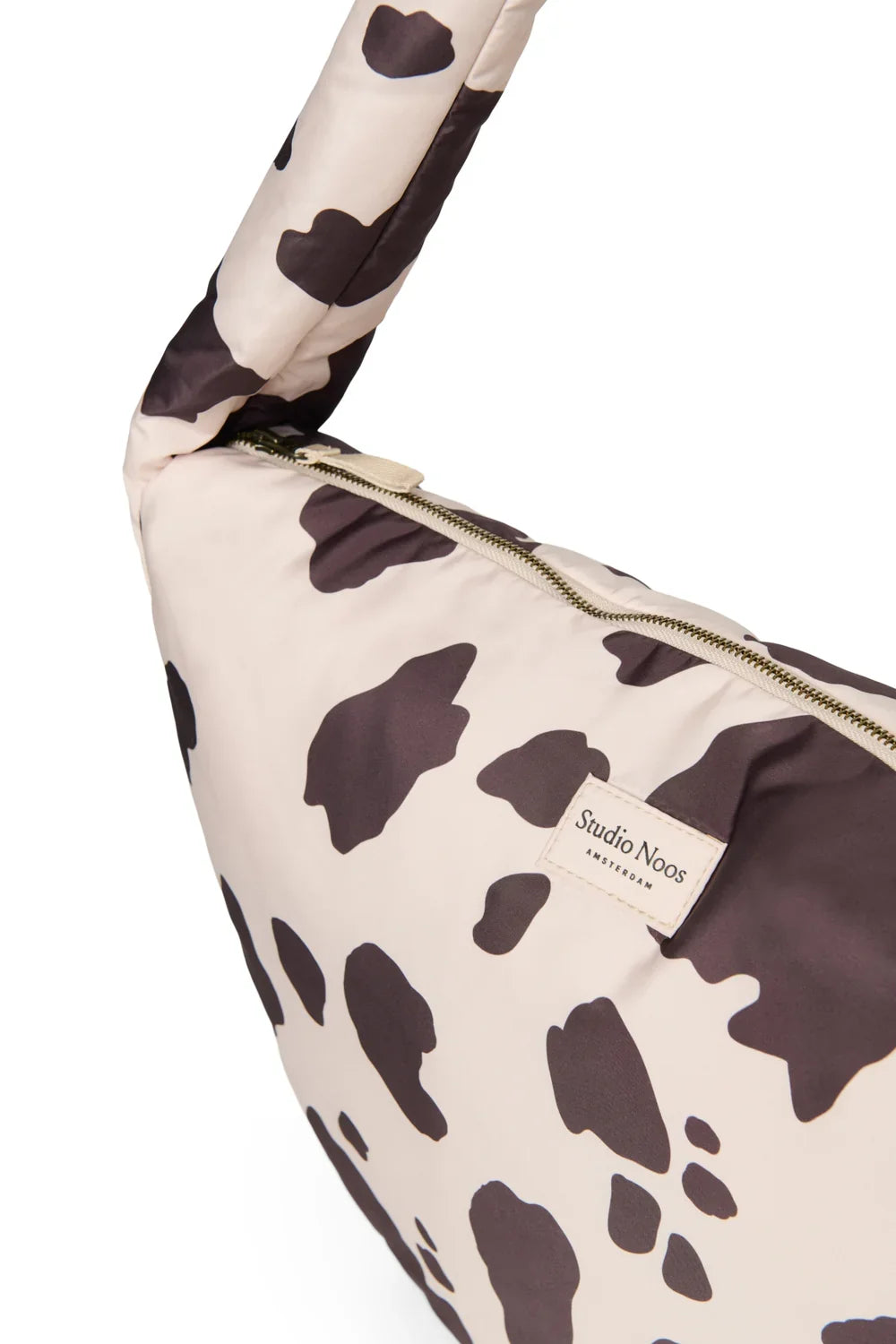 Holy Cow Puffy Cross Body Bag - Brownish
