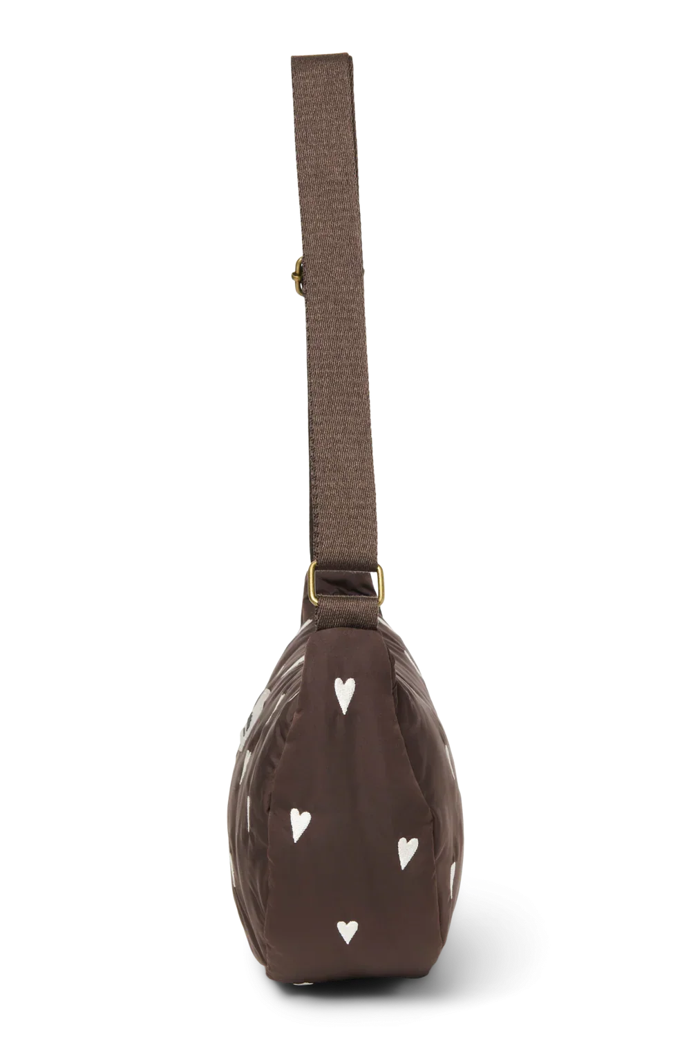 Purple Hearts Puffy Adult Fanny Pack