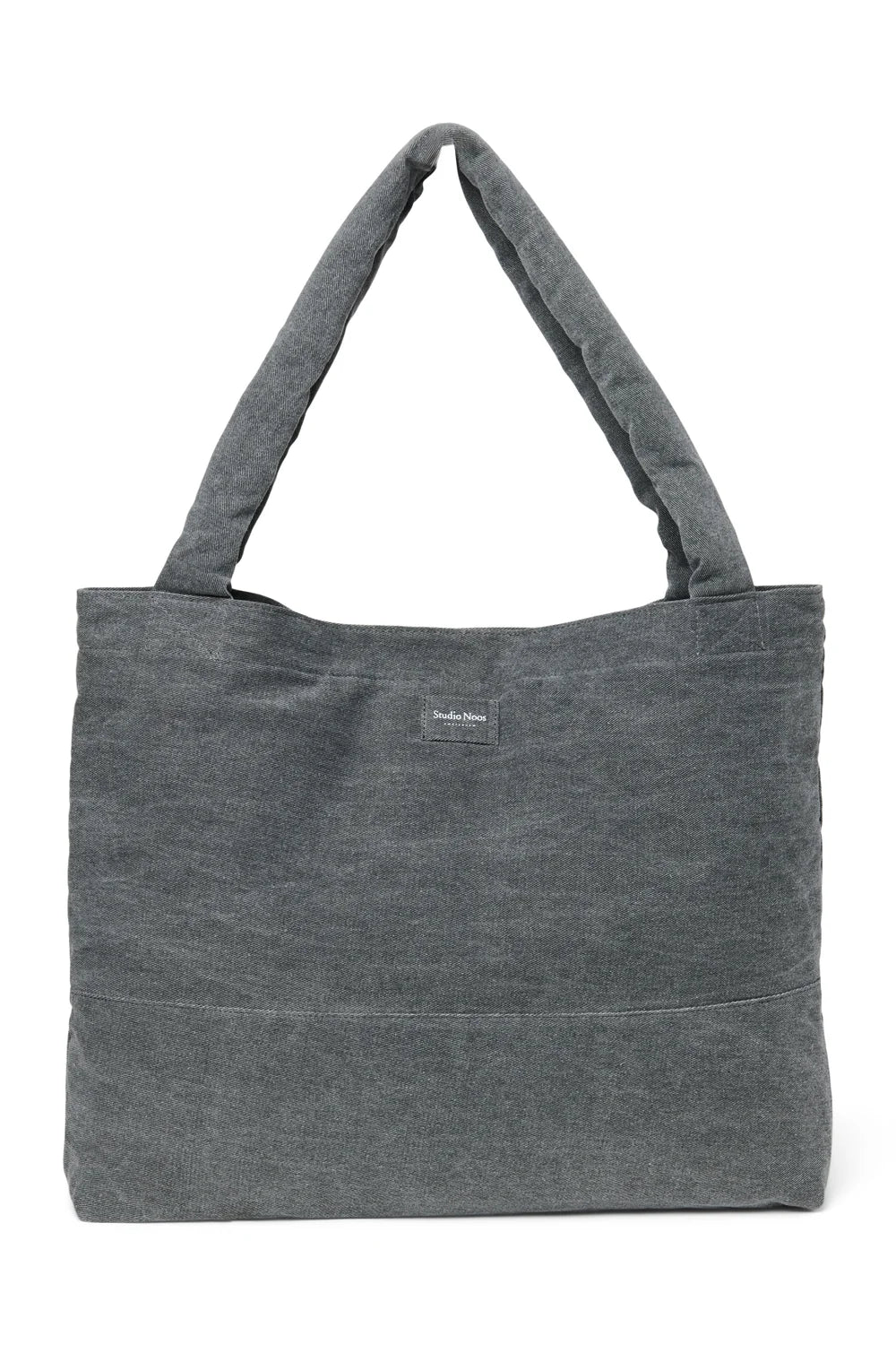 Grey Denim Mom Bag
