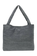Grey Denim Mom Bag