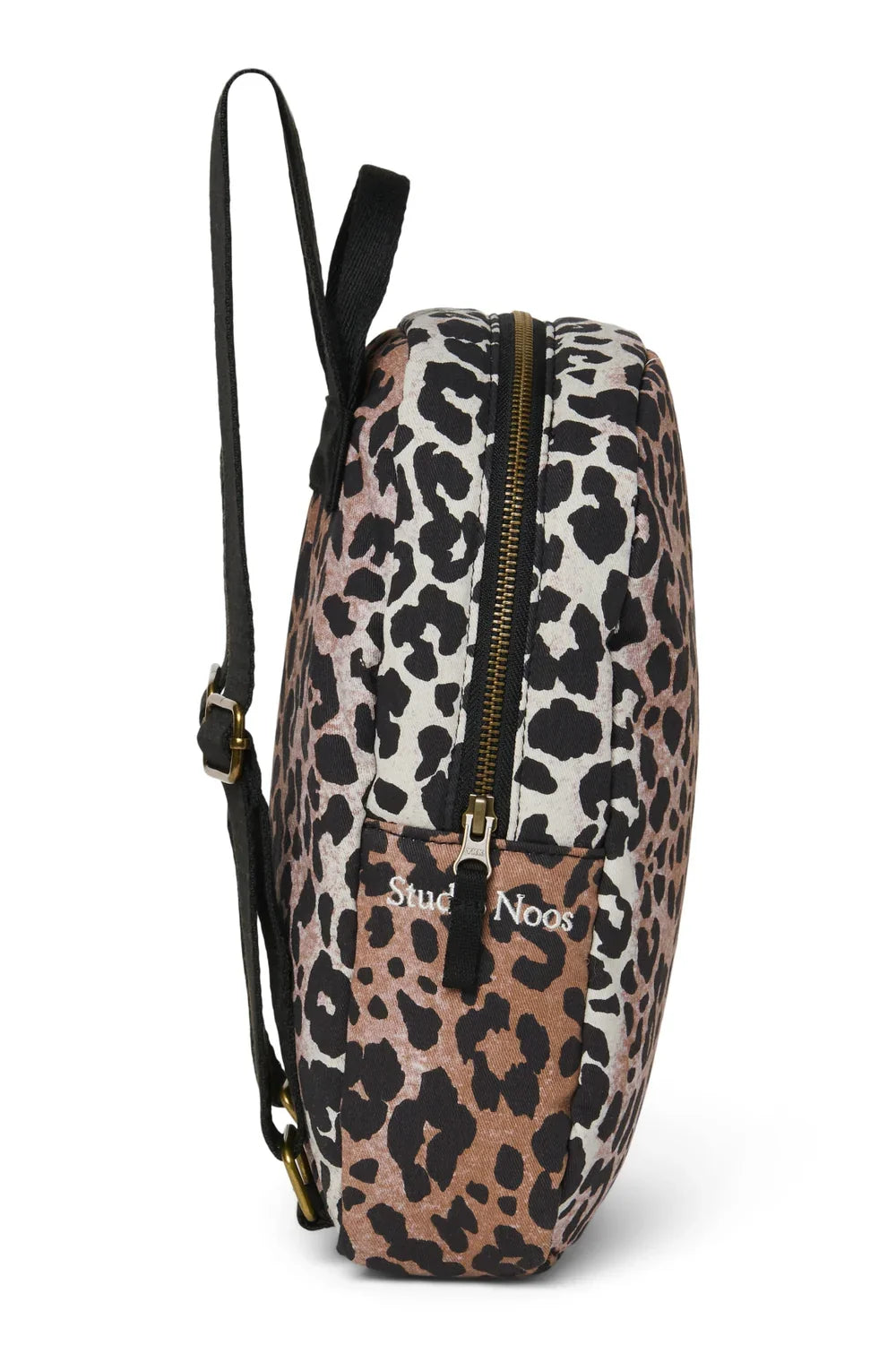Leopard Soft Cotton Mini Backpack