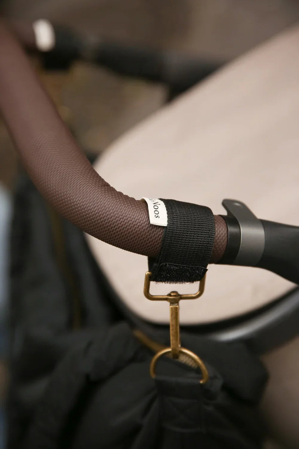 Black SN Stroller Straps