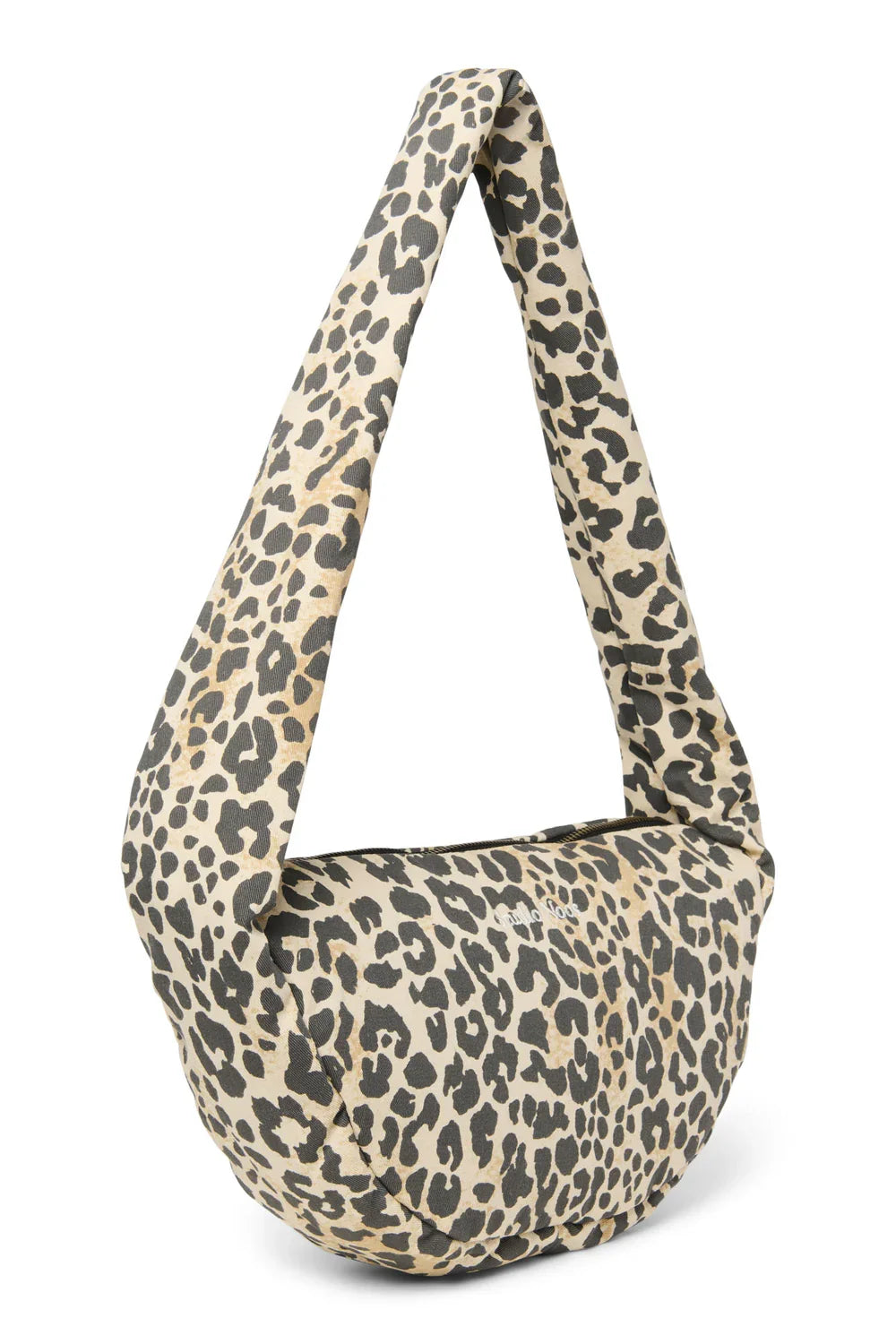 Hazel Leopard Mini-Umhängetasche aus weicher Baumwolle