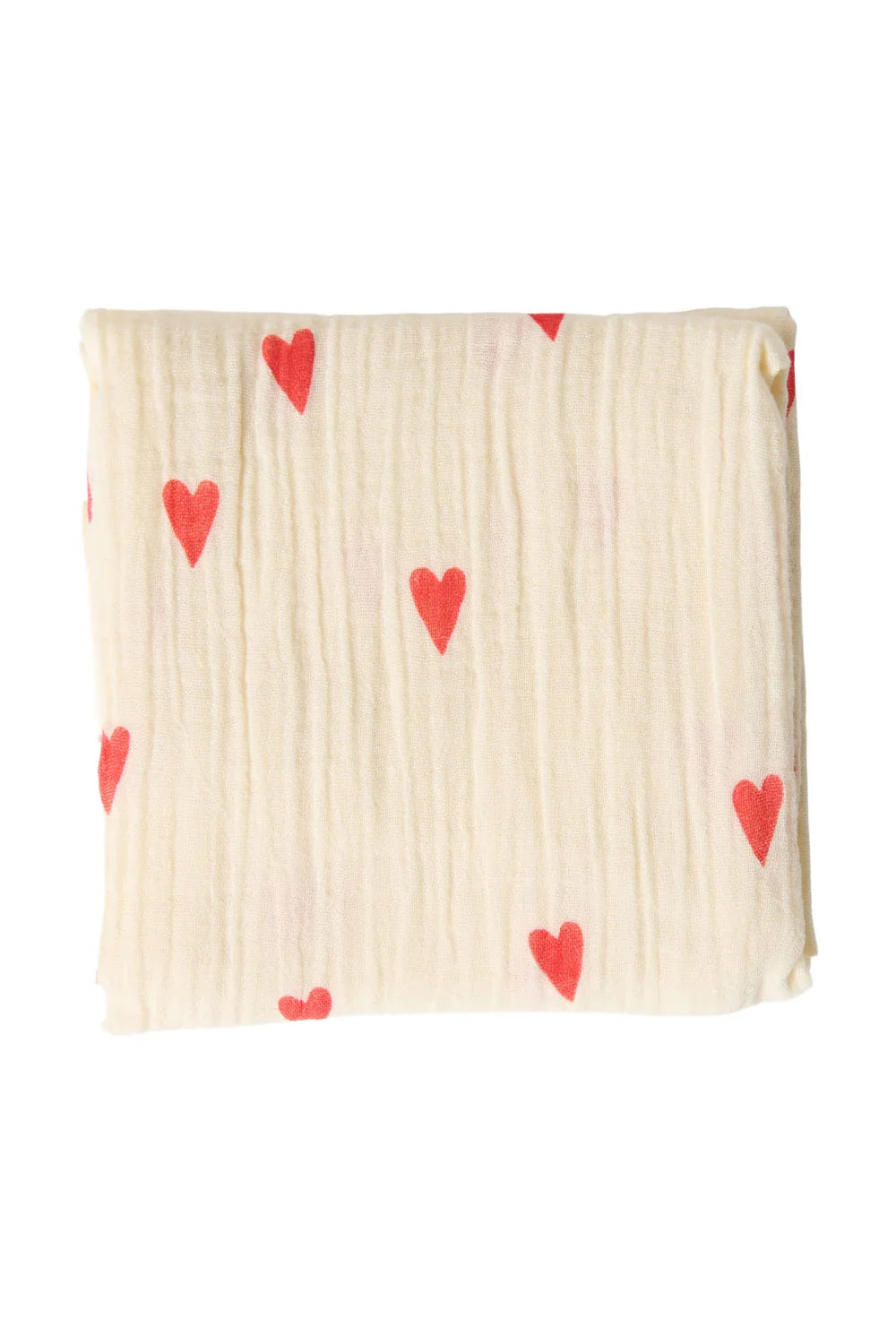 Purple Hearts Swaddle Print Medium