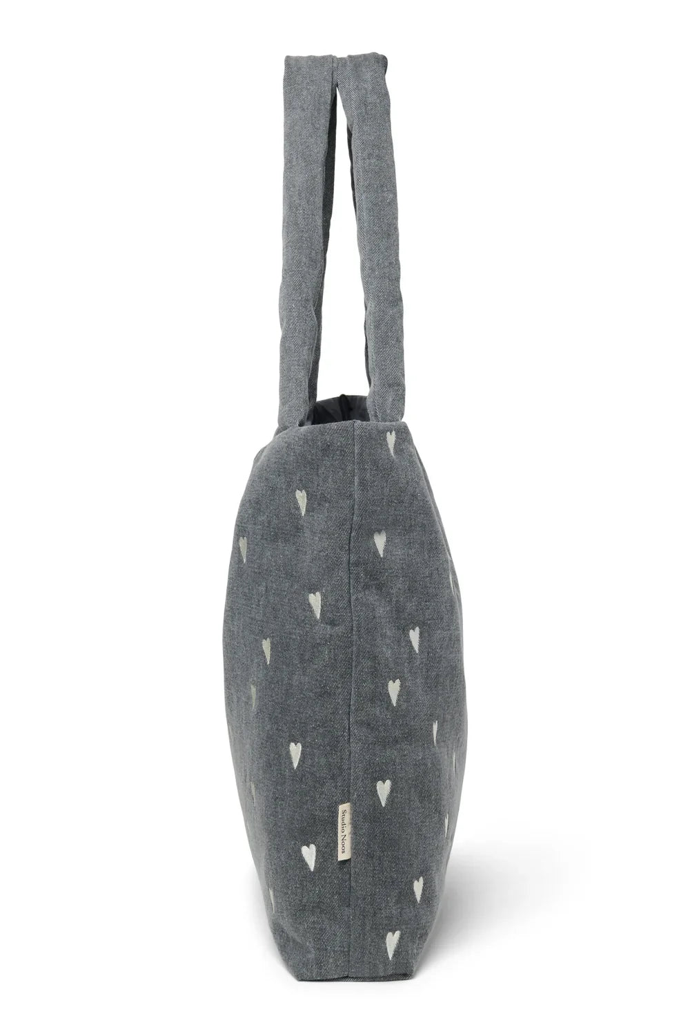 Grey Denim Mom Bag