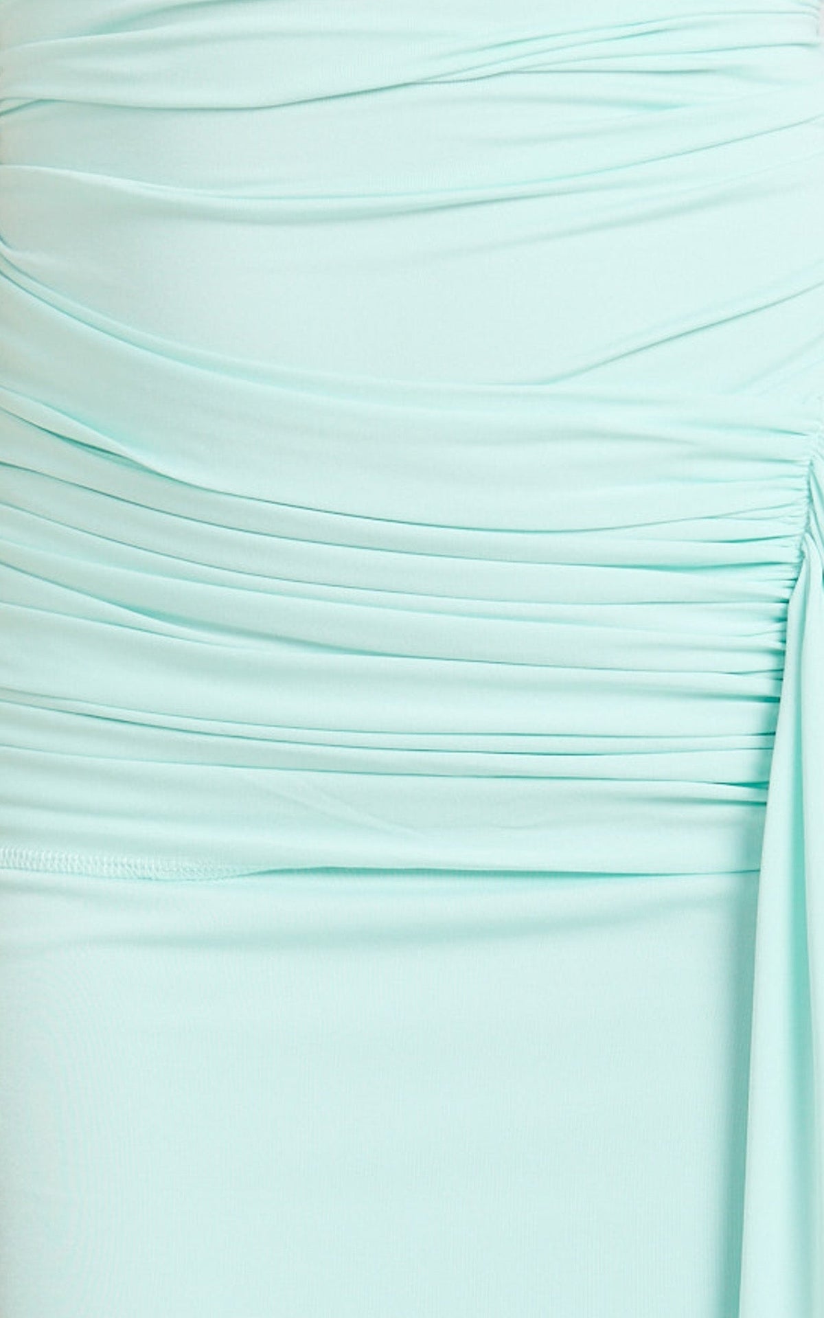 Dixie Maxi Dress - Plunge Halter Low Back Dress in Mint
