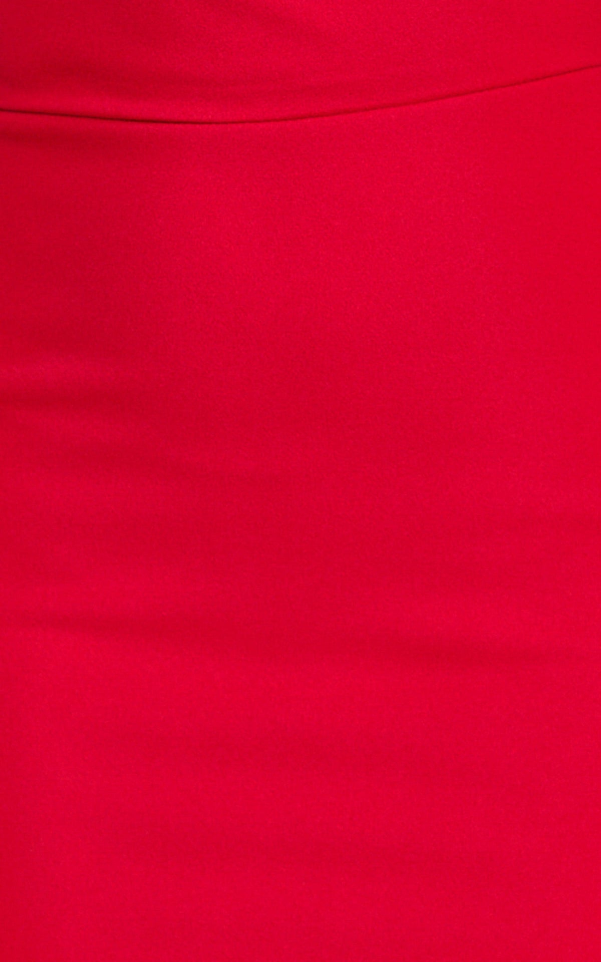 Nalfie Mini Dress - Tipped Shoulder Jersey Drape Dress in Red