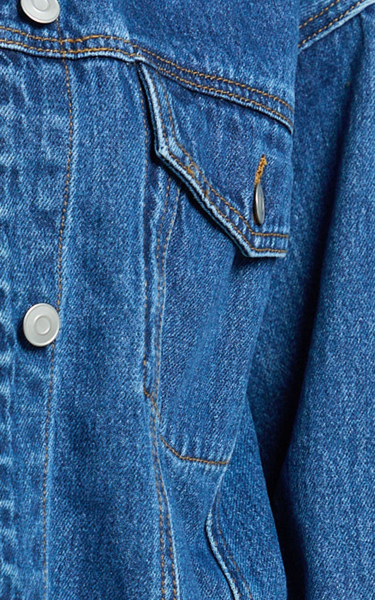 Ruby Jacket - Oversized Denim Jacket in Mid Vintage Wash