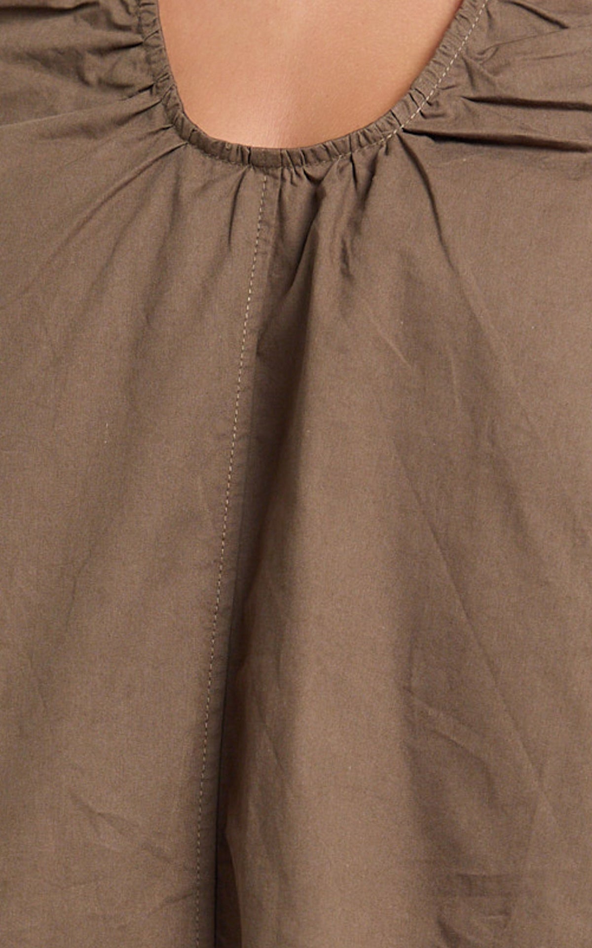 Ruby Two Piece Sets - Cotton Shell Top and Short Set in Chocolate